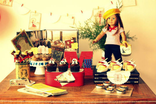 AMERICAN GIRL DOLL PARTY (With a French Twist)