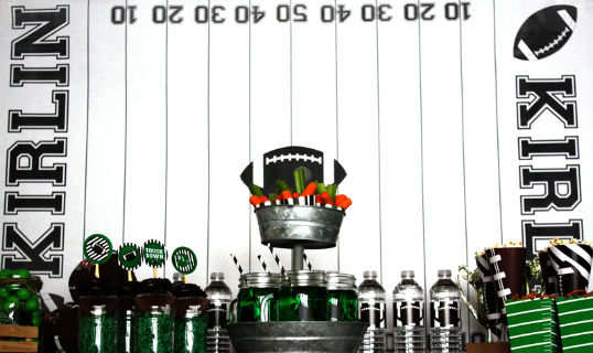 FOOTBALL BIRTHDAY PARTY IDEAS- GAME DAY