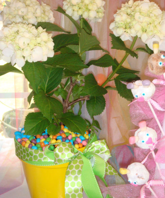 CHEERFUL EASTER POTS