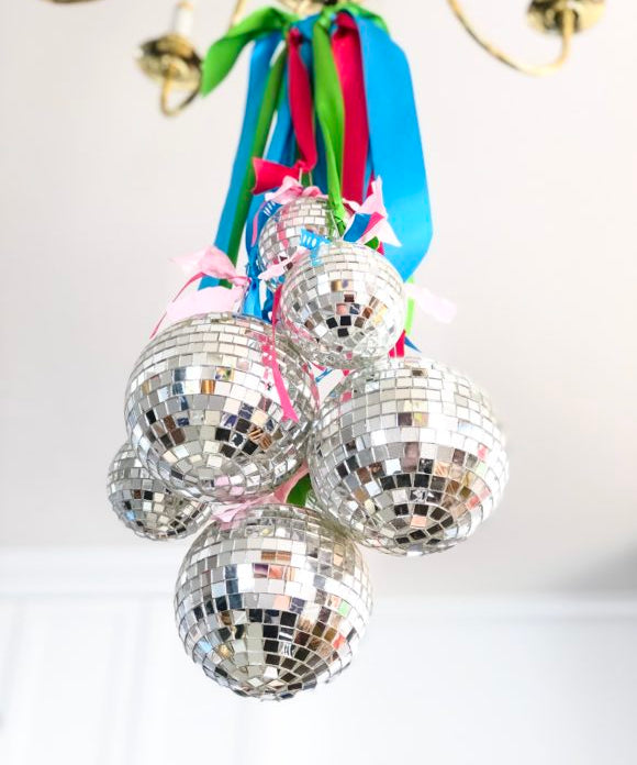 easy disco ball decorations for new years eve chandelier decoration