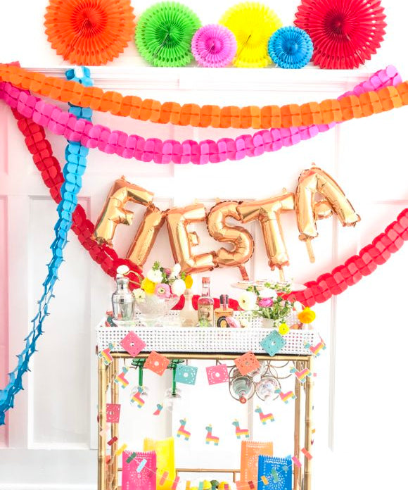 bar cart for cinco de mayo fiesta