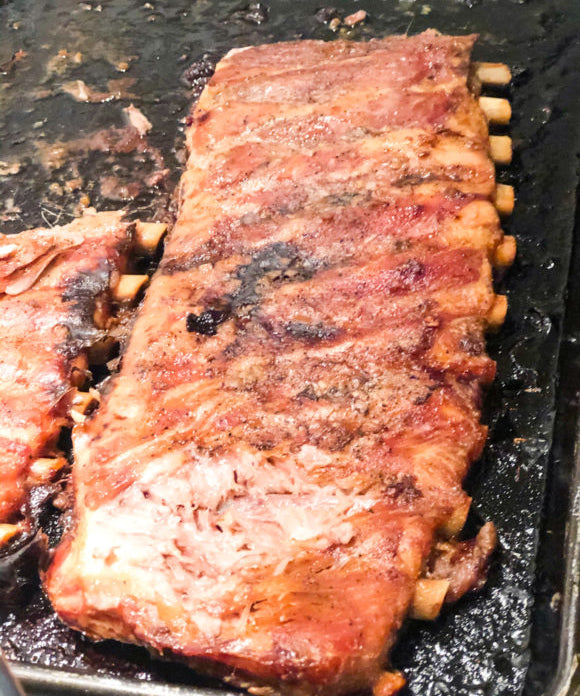 rack of ribs baked in oven