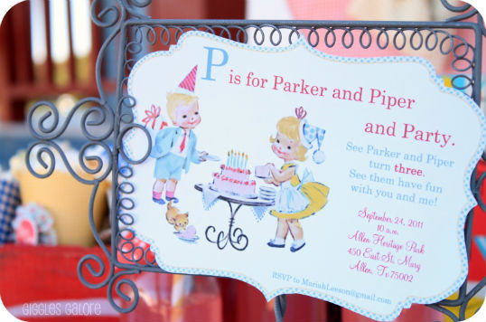 P IS FOR PARTY
