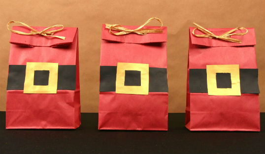 SANTA SACKS {FAVOR BAGS}