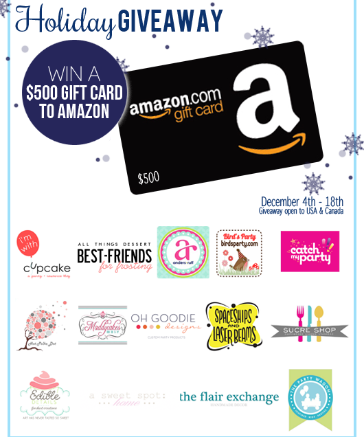 $500 AMAZON GIFT CARD GIVEAWAY