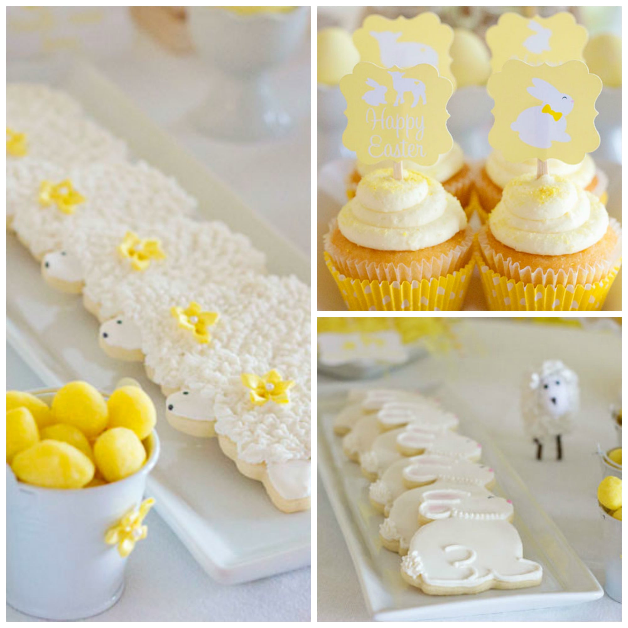 LAMB AND BUNNY EASTER PARTY AND SPRING BIRTHDAY PARTY IDEAS