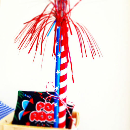 CANDY SPARKLERS FOR THE FOURTH OF JULY ~ POP ROCKS AND PIXIE STIX