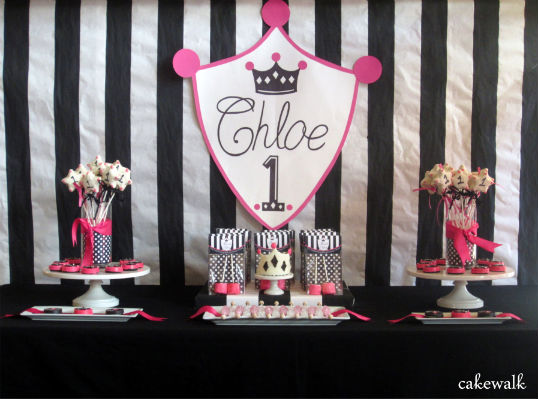 PRINCESS PARTY in PINK AND BLACK