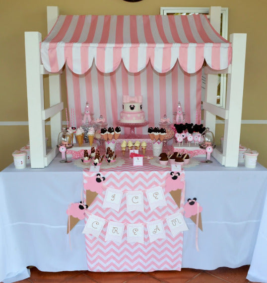 MINNIE MOUSE ICE CREAM SHOP PARTY