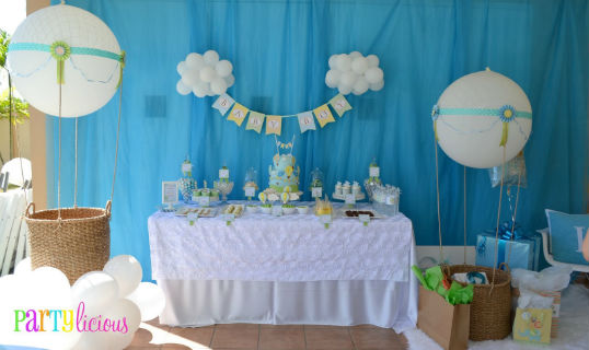 HOT AIR BALLOON BABY SHOWER