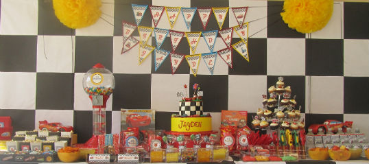 CARS THEME CANDY BAR
