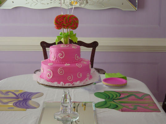 BIRTHDAY CAKE AND LOLLIPOPS