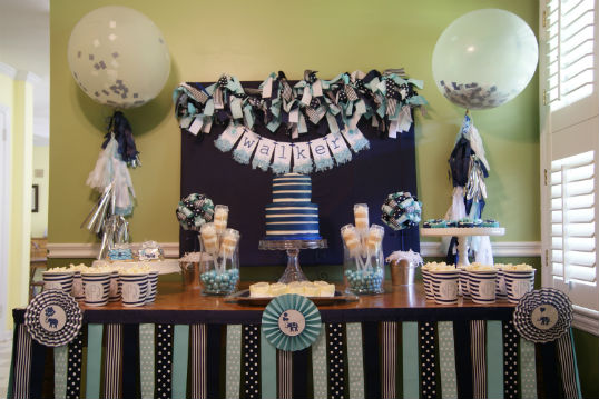 (NAVY AND AQUA) PREPPY PARTY