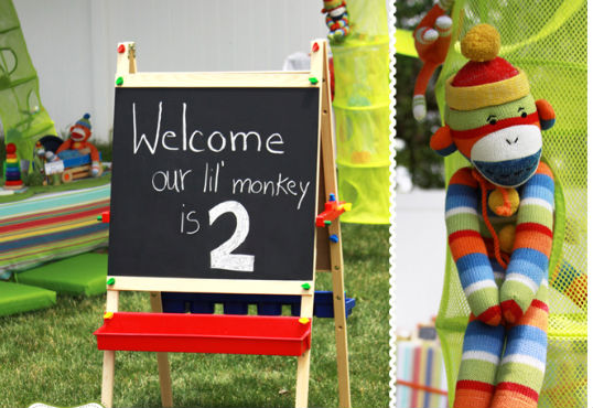 SEW CUTE MONKEY PARTY