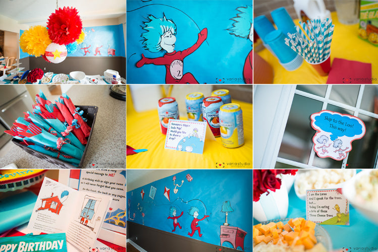 Cat in the Hat BIRTHDAY PARTY IDEAS