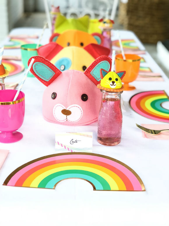 Rainbow Party Supplies and Rainbow Party Ideas - All. The. Colors!
