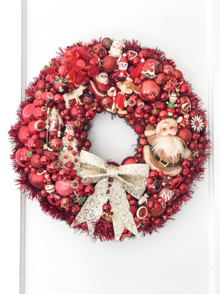 red vintage jewelry wreath by parker kennedy living lance jackson