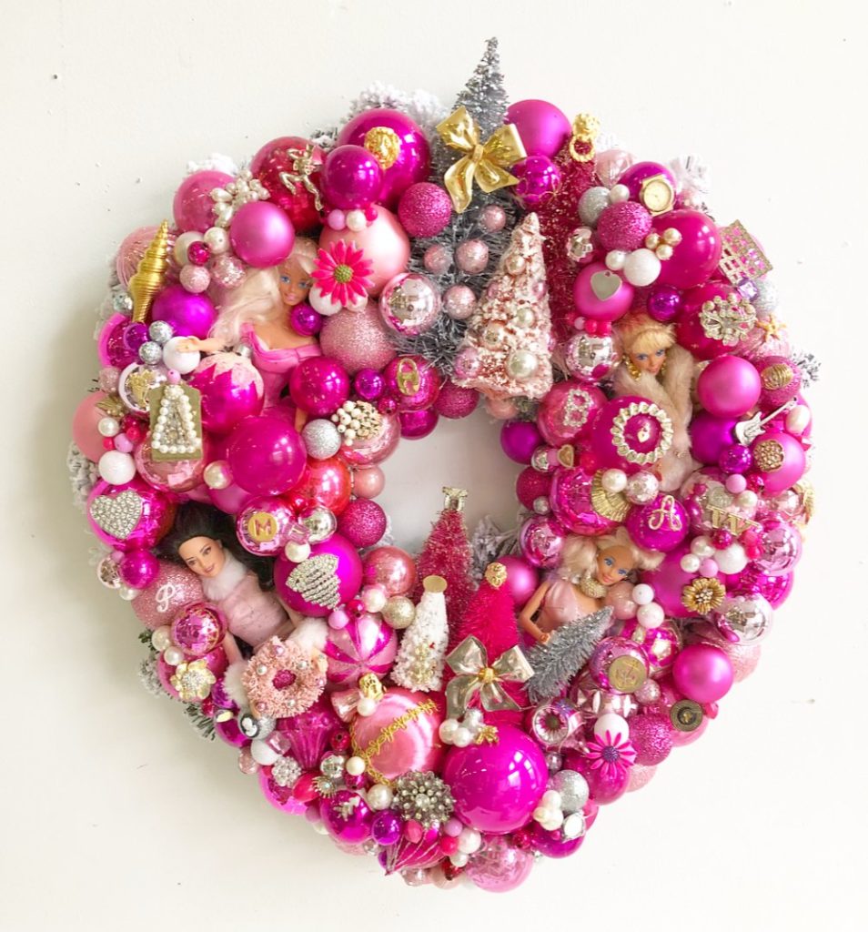 barbie wreath by parker kennedy living for patricia altschul
