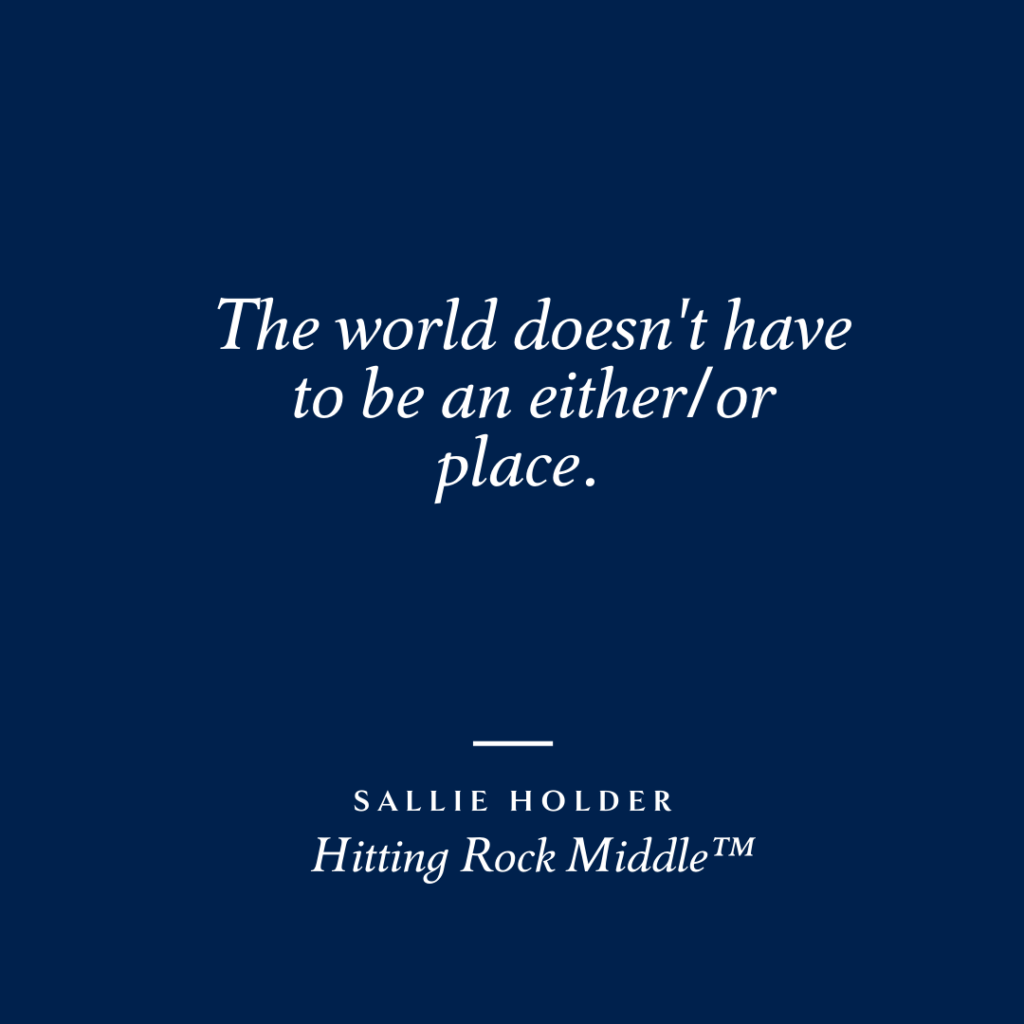 sallie holder author hitting rock middle business coach quotes