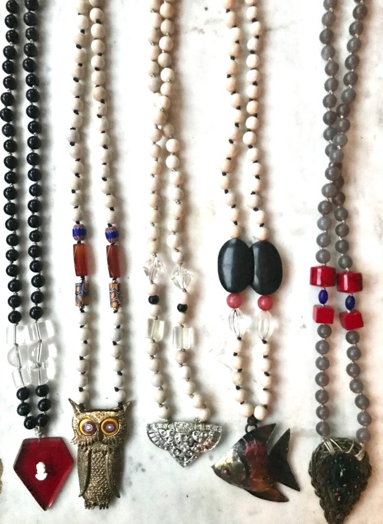 cara brown designs found objects necklaces the party wagon
