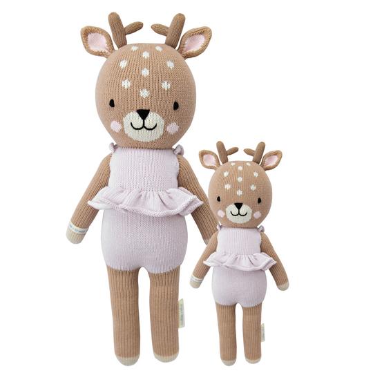 cuddle and kind fawn stuffed animal dolls