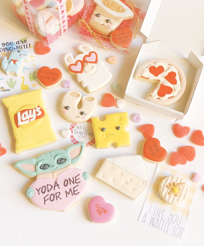 valentine cookies by sweet bella