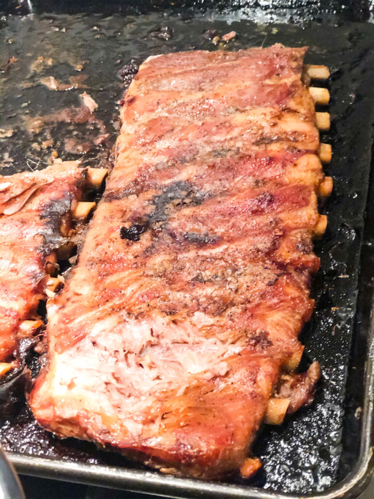 rack of ribs baked in oven