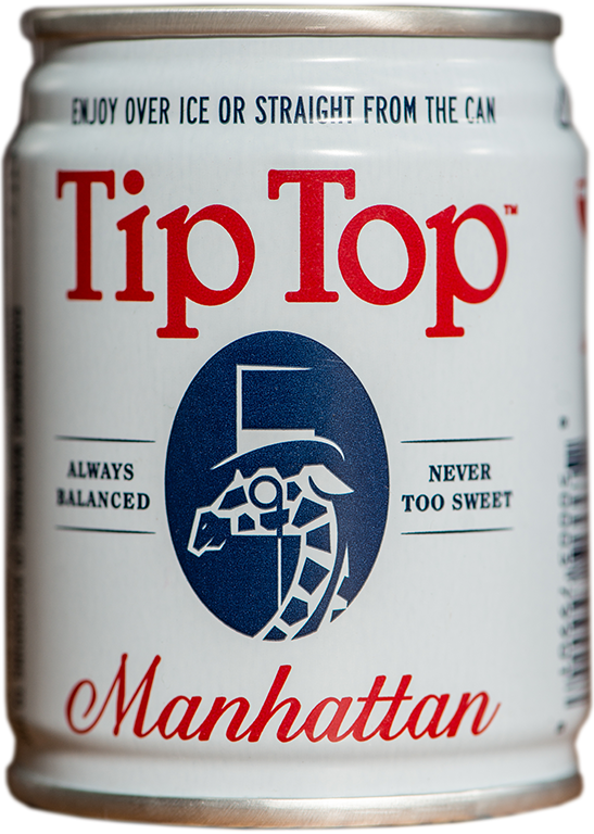 tip top proper cocktail can of manhattan