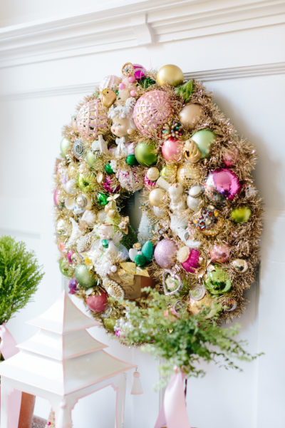 vintage jewelry wreath by parker kennedy living