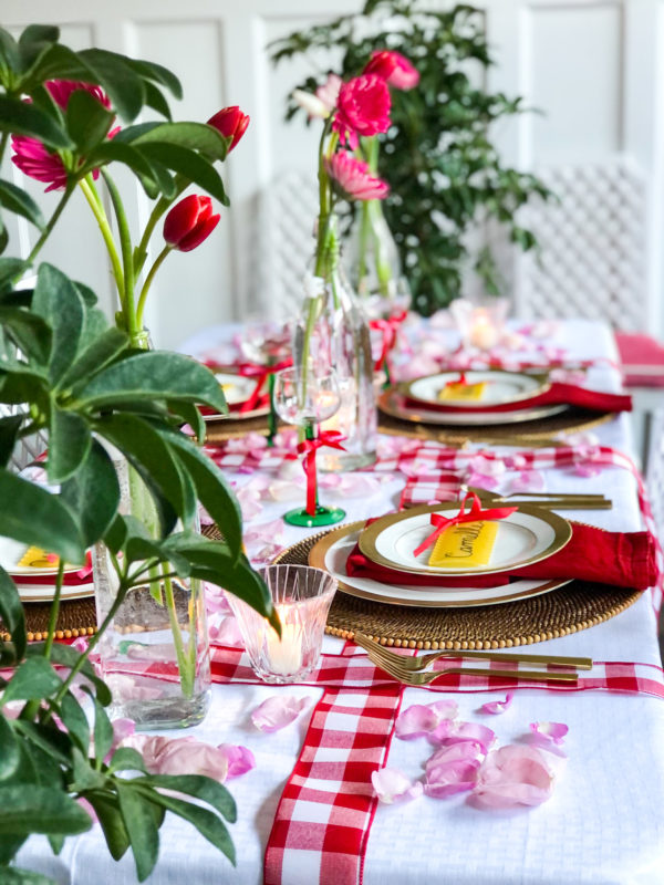 valentines day table setting italian