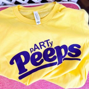 pARTy Peeps t-shirt