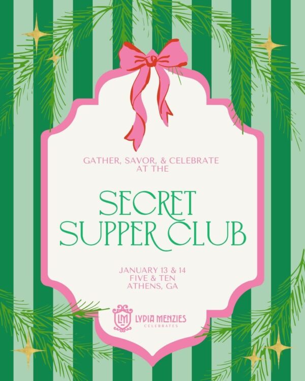 The {Secret} Supper Club Experience